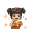 いろんなかわいい女の子たち♡（個別スタンプ：17）