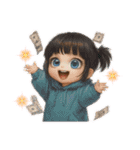 いろんなかわいい女の子たち♡（個別スタンプ：18）