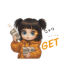 いろんなかわいい女の子たち♡（個別スタンプ：19）