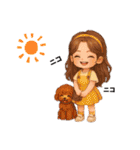 いろんなかわいい女の子たち♡（個別スタンプ：24）