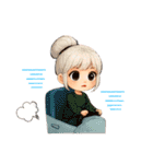 いろんなかわいい女の子たち♡（個別スタンプ：27）