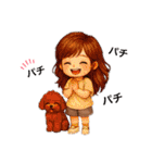 いろんなかわいい女の子たち♡（個別スタンプ：28）
