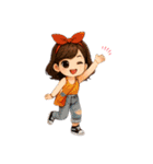 いろんなかわいい女の子たち♡（個別スタンプ：38）