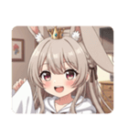 うさ耳みなみちゃんスタンプ（個別スタンプ：32）