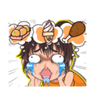 オモシロウーマンズ（個別スタンプ：7）