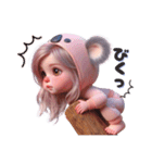 40個‼️【ネガティブ】  コアラちゃん（個別スタンプ：2）