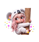 40個‼️【ネガティブ】  コアラちゃん（個別スタンプ：14）