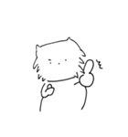 真顔サモエド（個別スタンプ：8）
