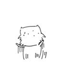 真顔サモエド（個別スタンプ：11）