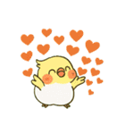 ラブリーチャーミーなオカメインコちゃん（個別スタンプ：1）