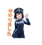 【毎日使えます】可愛い車掌さんスタンプ（個別スタンプ：6）