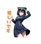 【毎日使えます】可愛い車掌さんスタンプ（個別スタンプ：8）