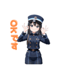 【毎日使えます】可愛い車掌さんスタンプ（個別スタンプ：9）