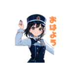 【毎日使えます】可愛い車掌さんスタンプ（個別スタンプ：11）