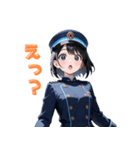 【毎日使えます】可愛い車掌さんスタンプ（個別スタンプ：16）