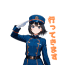 【毎日使えます】可愛い車掌さんスタンプ（個別スタンプ：18）
