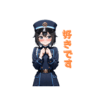 【毎日使えます】可愛い車掌さんスタンプ（個別スタンプ：22）