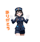 【毎日使えます】可愛い車掌さんスタンプ（個別スタンプ：23）