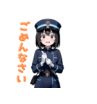【毎日使えます】可愛い車掌さんスタンプ（個別スタンプ：25）