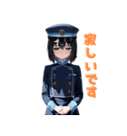 【毎日使えます】可愛い車掌さんスタンプ（個別スタンプ：30）