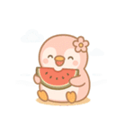 ももぺん 夏バージョン 海・花火等スタンプ（個別スタンプ：1）