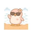 ももぺん 夏バージョン 海・花火等スタンプ（個別スタンプ：4）