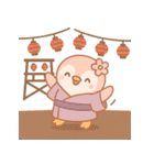 ももぺん 夏バージョン 海・花火等スタンプ（個別スタンプ：8）