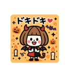 ミニキャラハロウィン（個別スタンプ：16）
