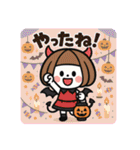 ミニキャラハロウィン（個別スタンプ：22）
