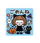 ミニキャラハロウィン（個別スタンプ：34）
