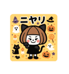 ミニキャラハロウィン（個別スタンプ：35）