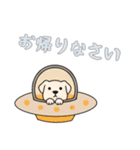 [お帰りなさい専用]UFOで宇宙犬2（個別スタンプ：15）