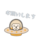 [お願いします専用]UFOで宇宙犬2（個別スタンプ：4）