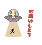 [お願いします専用]UFOで宇宙犬2（個別スタンプ：15）