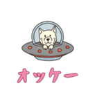 [オッケー専用]UFOで宇宙犬3（個別スタンプ：16）