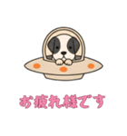 [お疲れ様です専用]UFOで宇宙犬3（個別スタンプ：11）