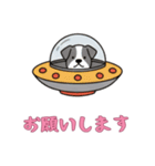 [お願いします専用]UFOで宇宙犬3（個別スタンプ：2）