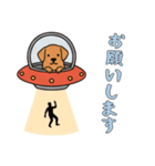 [お願いします専用]UFOで宇宙犬3（個別スタンプ：13）