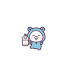 ミニスタンプ＊くまぽこ（個別スタンプ：17）