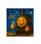 鉄道愛と季節感がたっぷり詰まった24種類（個別スタンプ：13）