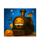 鉄道愛と季節感がたっぷり詰まった24種類（個別スタンプ：23）