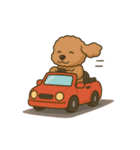 トイプーのララちゃん（個別スタンプ：2）