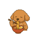 トイプーのララちゃん（個別スタンプ：4）