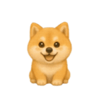 柴犬の日常無言12（個別スタンプ：4）