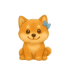 柴犬の日常無言12（個別スタンプ：8）