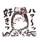 荒ぶるシマエナガさんの推し活（個別スタンプ：2）