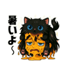 にゃん娘【黒】（個別スタンプ：33）