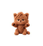 よくみたらぬいぐるみ我ねこ（個別スタンプ：2）