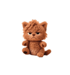 よくみたらぬいぐるみ我ねこ（個別スタンプ：6）