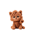 よくみたらぬいぐるみ我ねこ（個別スタンプ：10）